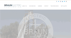 Desktop Screenshot of braunelec.com