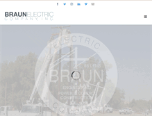 Tablet Screenshot of braunelec.com